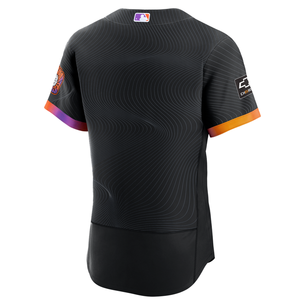 San Francisco Giants Nike Anthracite City Connect Authentic Sponsor Patch Jersey