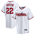 Cleveland Guardians Foster Griffin Nike White Home Replica Jersey