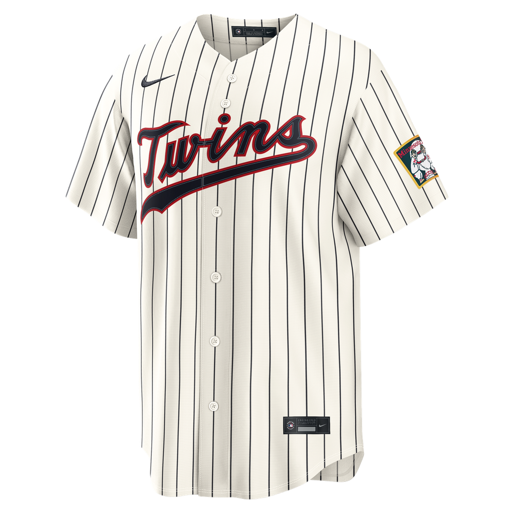 Minnesota Twins Byron Buxton Nike Cream 2026 Field of Dreams Stadium Jersey