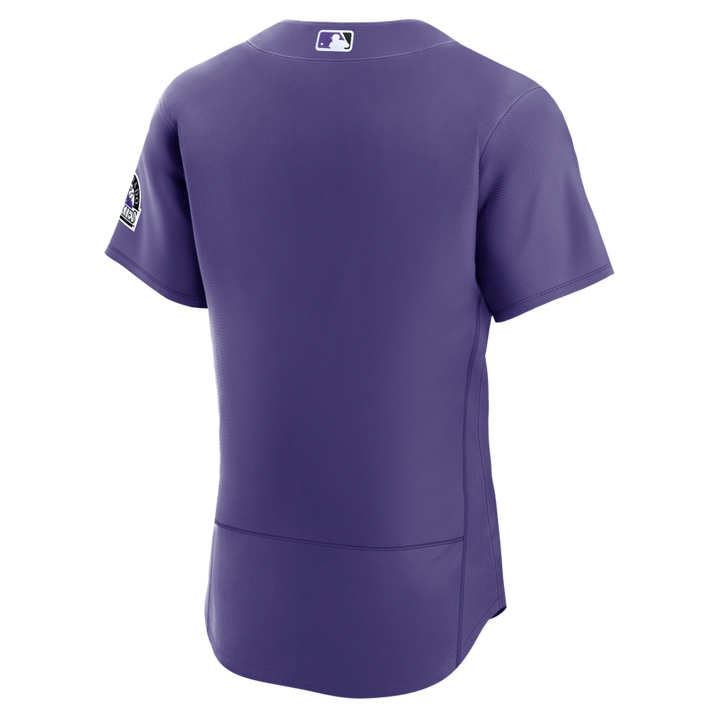 Colorado Rockies Nike Purple Alternate Authentic Jersey