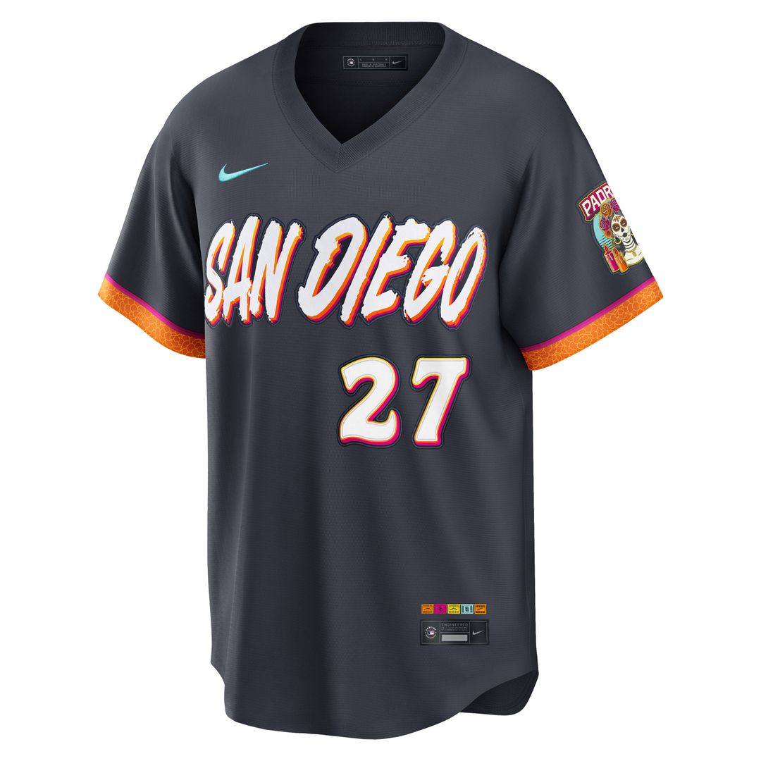 San Diego Padres Nick Pivetta Nike Obsidian 2026 City Connect Stadium Jersey