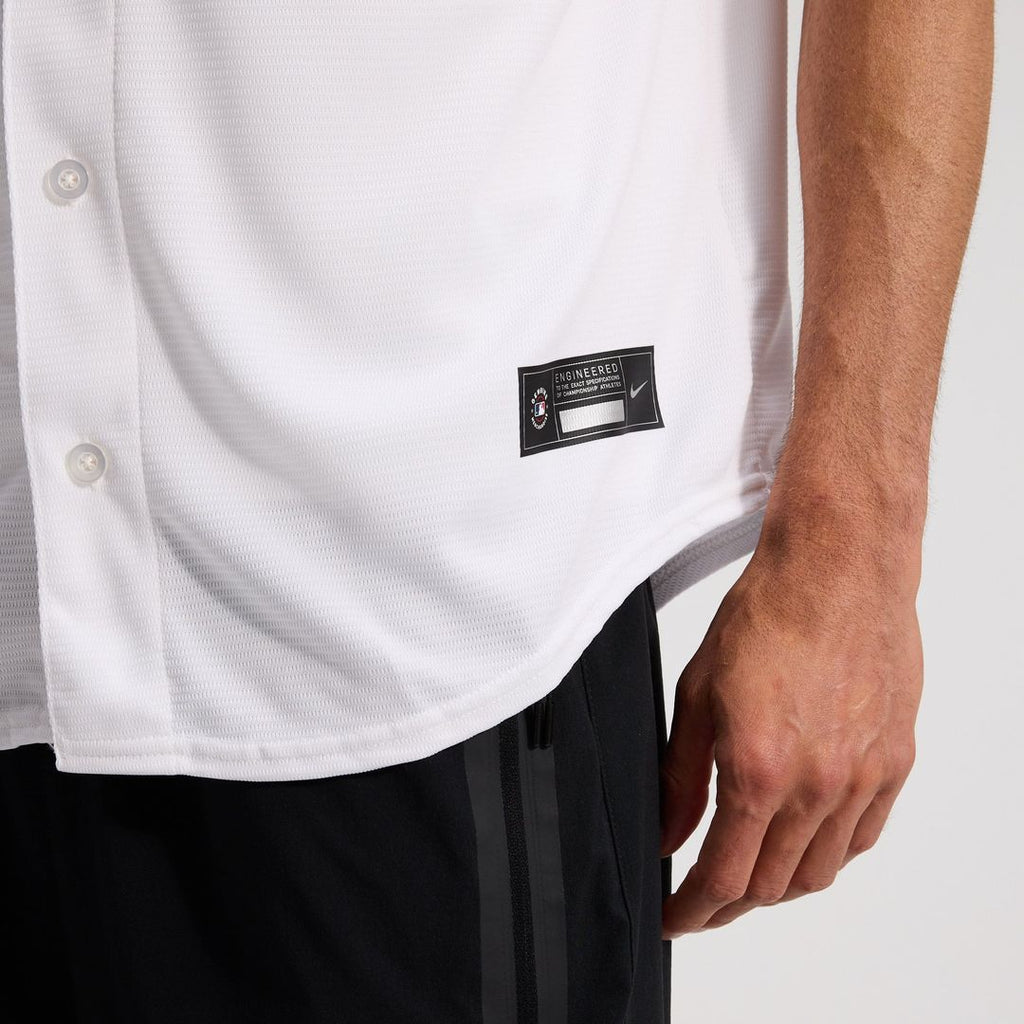 Athletics Nike White Home Replica Team Jersey