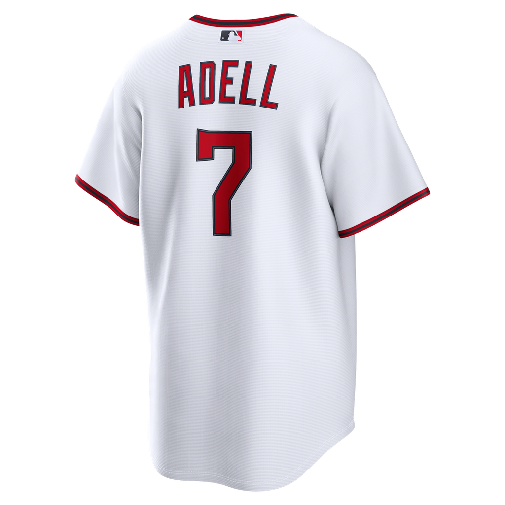 Cleveland Guardians Jo Adell Nike White Home Replica Jersey