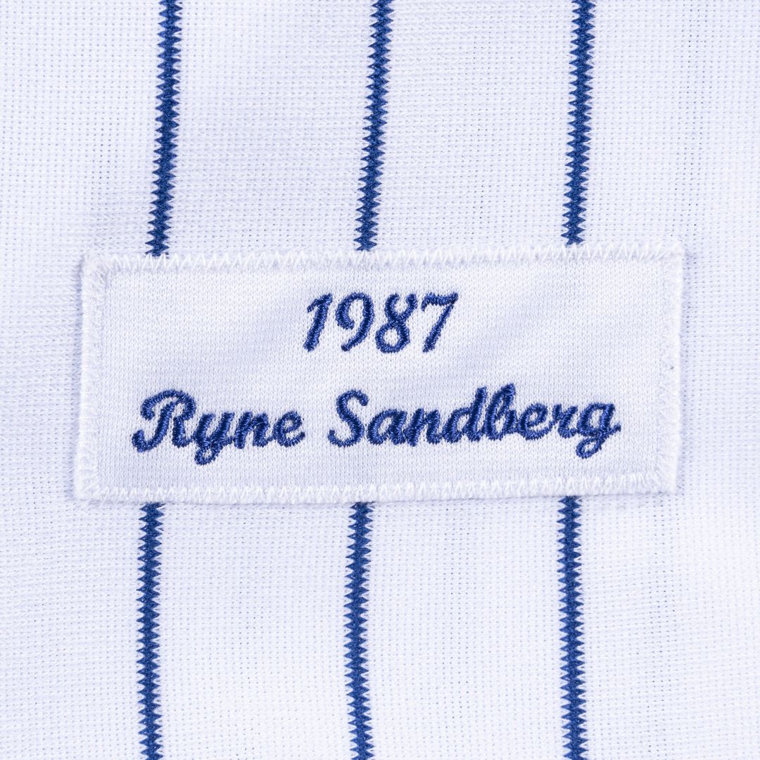 Chicago Cubs Ryne Sandberg White Cooperstown Collection 1987 Authentic Player Jersey