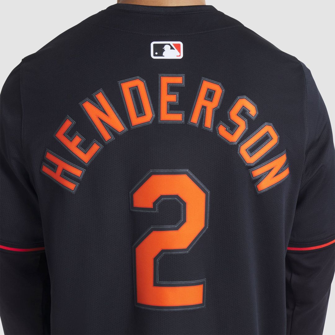 Baltimore Orioles Gunnar Henderson Nike Black Alternate Limited Player Jersey