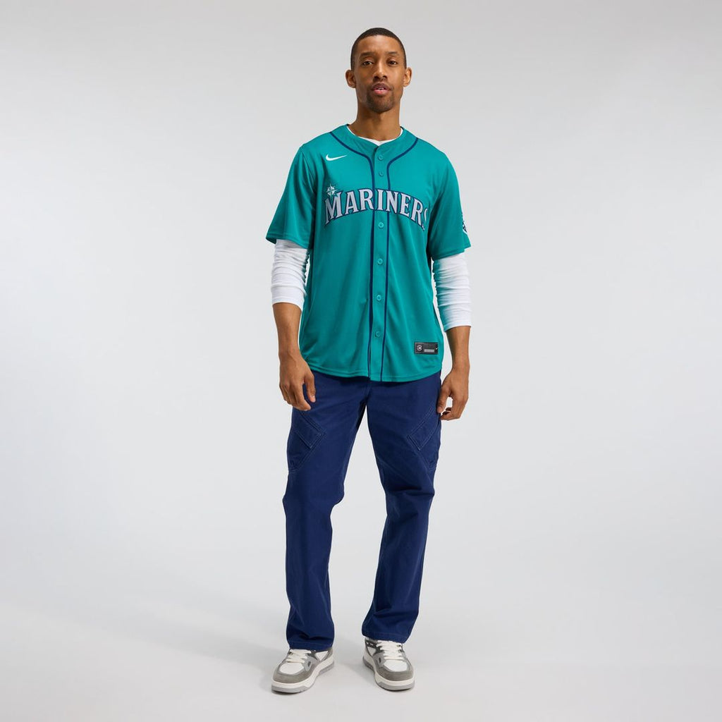 Seattle Mariners Cal Raleigh Nike Teal Alternate Limited Jersey
