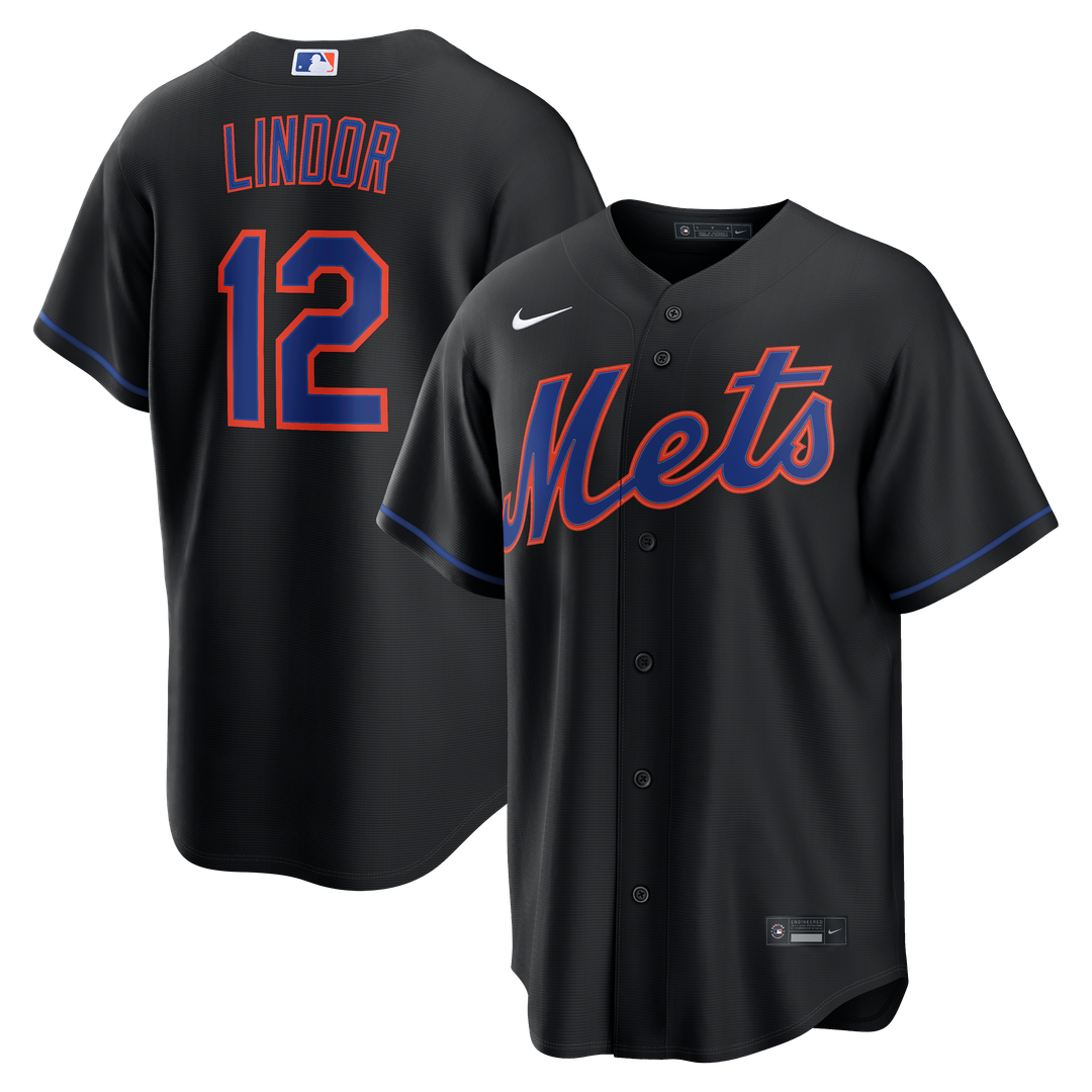 New York Mets Francisco Lindor Nike White Home Replica Jersey