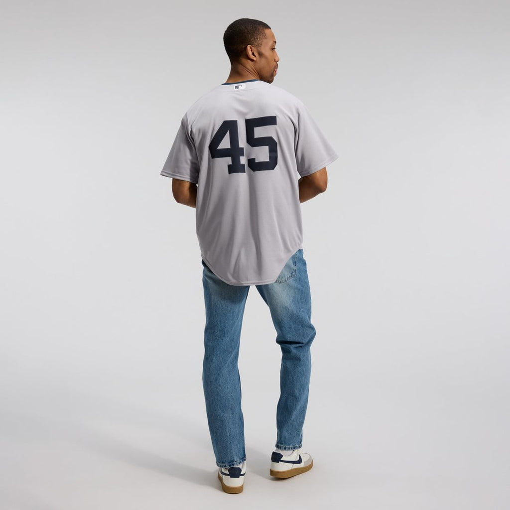 New York Yankees Gerrit Cole Nike Gray Road Replica Jersey