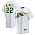 Athletics Jeff McNeil Nike White Home Replica Jersey