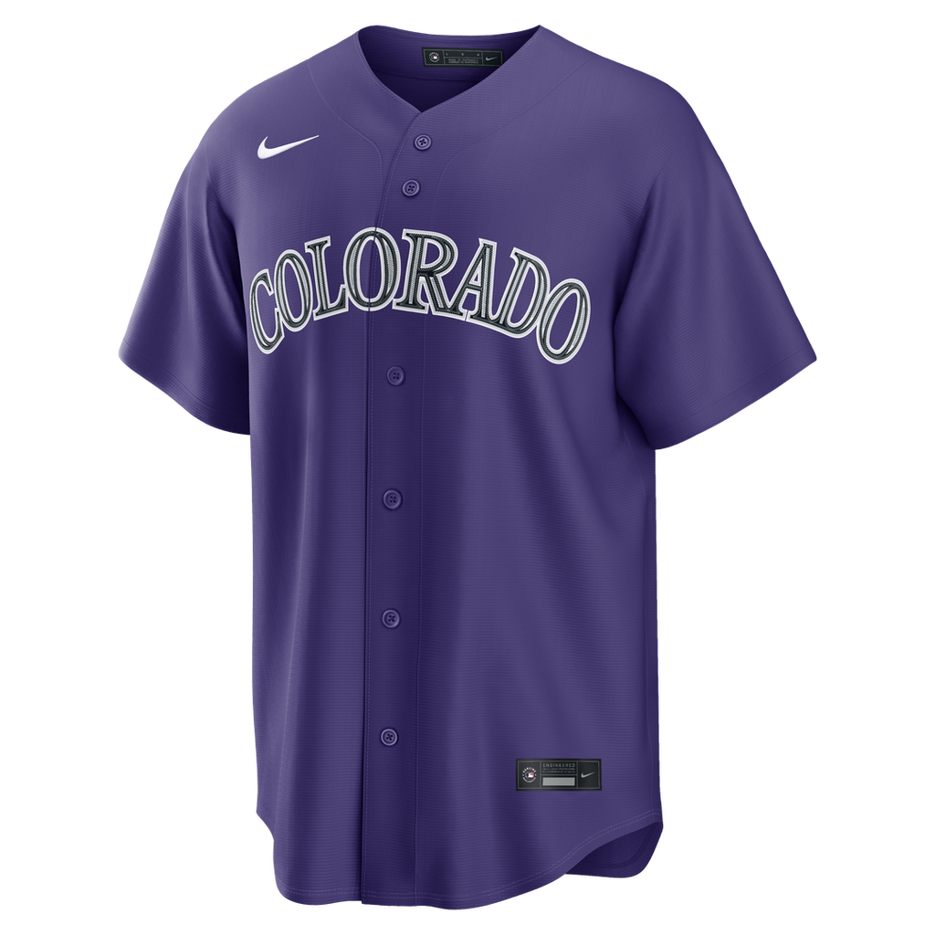 Colorado Rockies Kris Bryant Nike Purple Alternate Replica Jersey