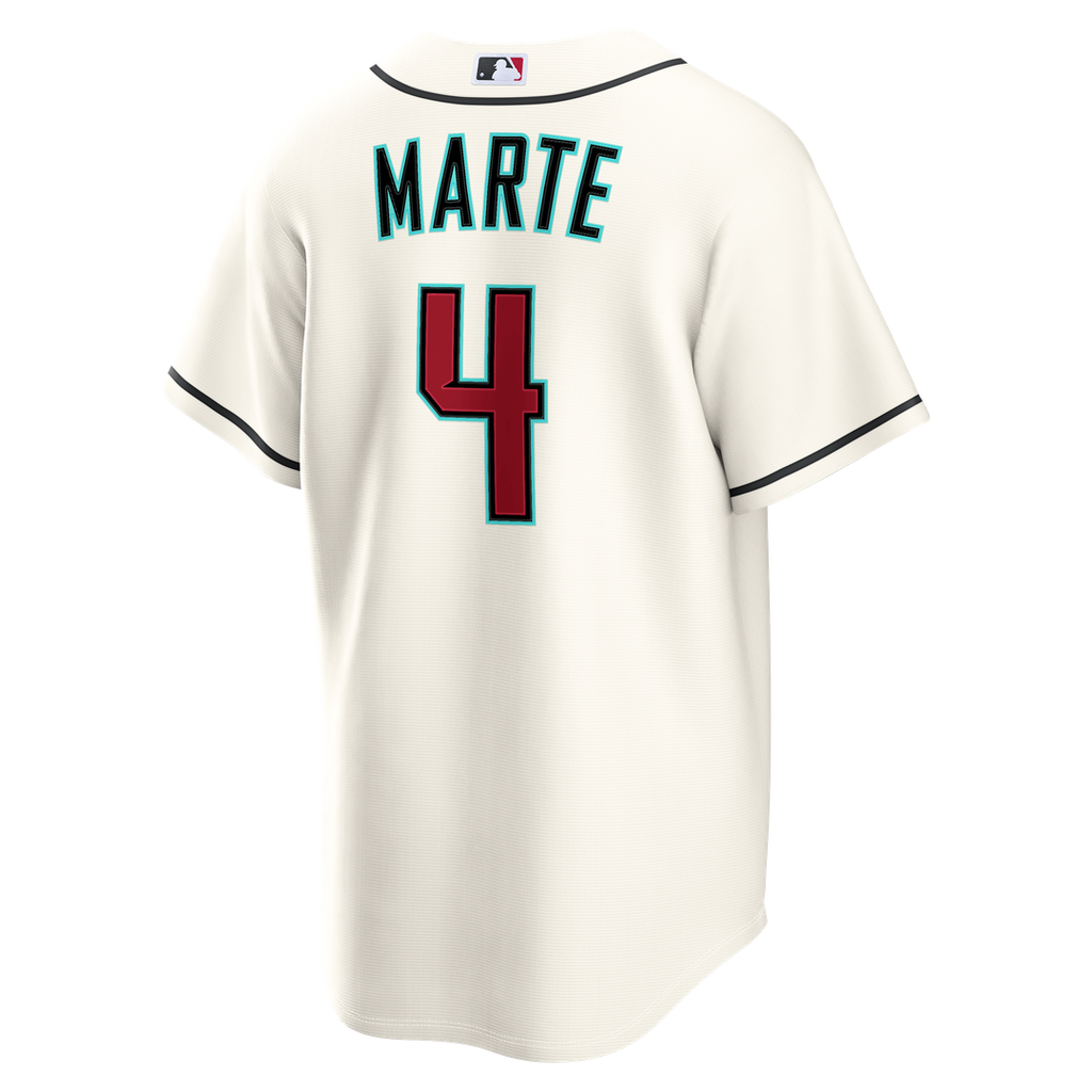 Arizona Diamondbacks Ketel Marte Nike Cream Home Replica Jersey