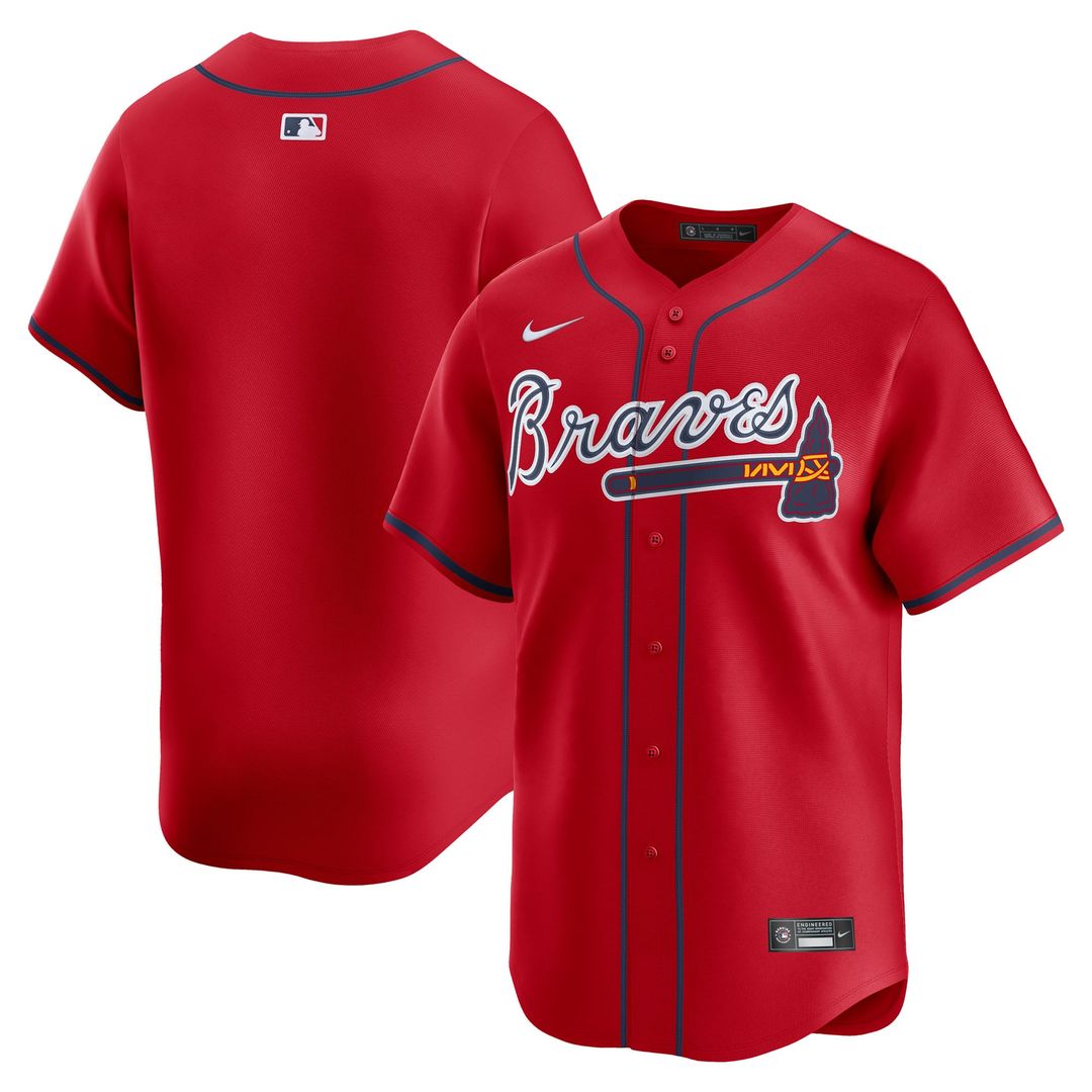 Atlanta Braves Nike White Home Limited Jersey