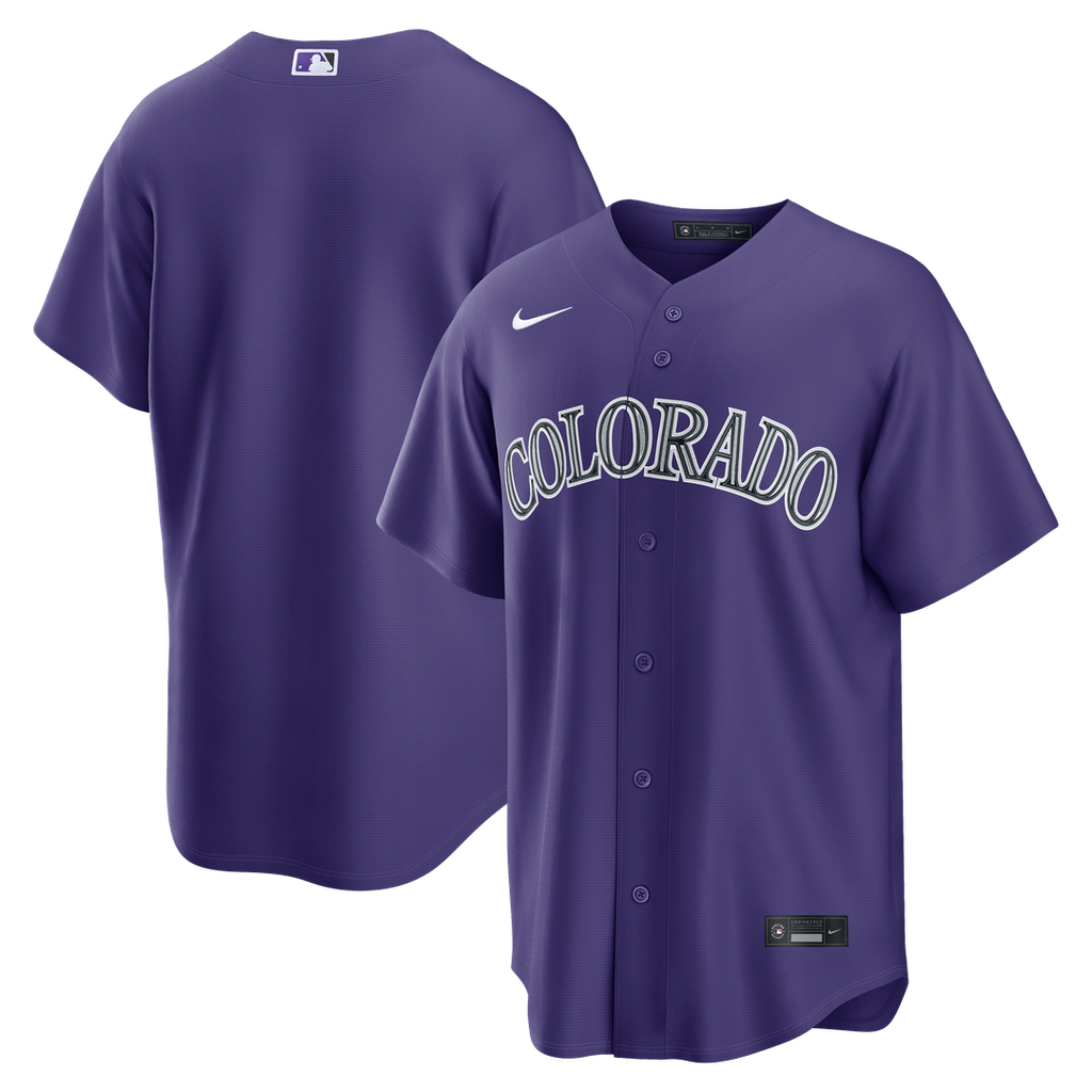 Colorado Rockies Nike Purple Alternate Replica Jersey