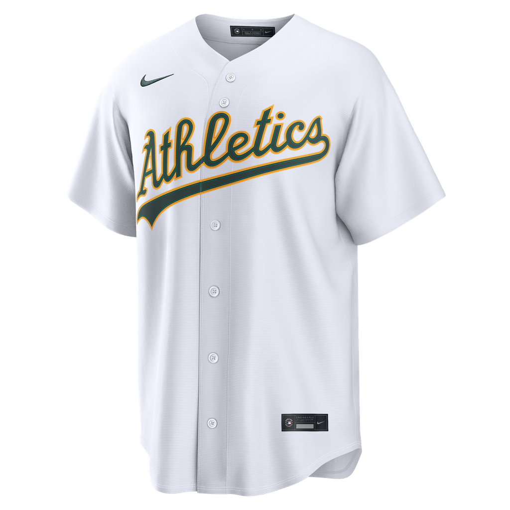 Athletics Henry Bolte Nike White Home Replica Jersey