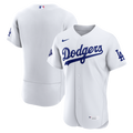 Los Angeles Dodgers Nike White Home Sponsor Patch Authentic Jersey