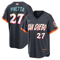 San Diego Padres Nick Pivetta Nike Obsidian 2026 City Connect Stadium Jersey