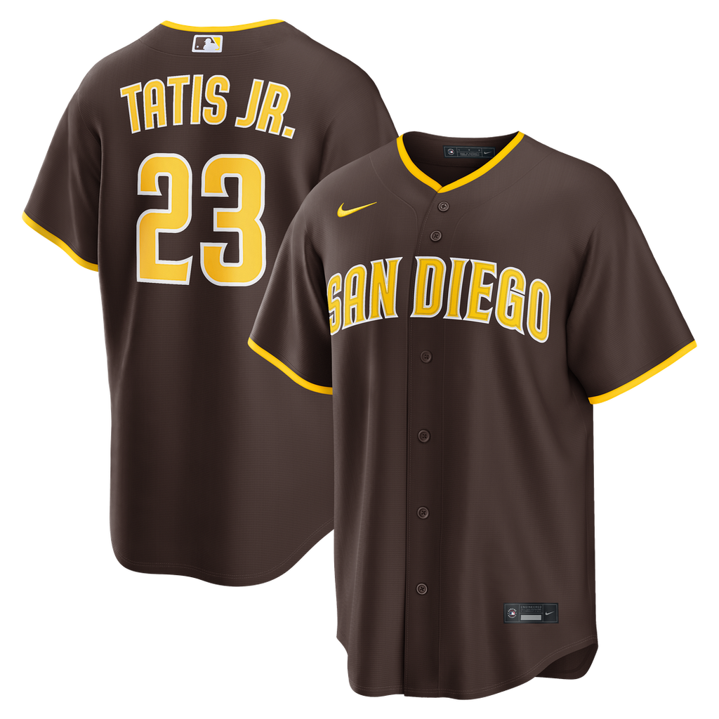 San Diego Padres Fernando Tatis Jr. Nike Brown Road Replica Jersey