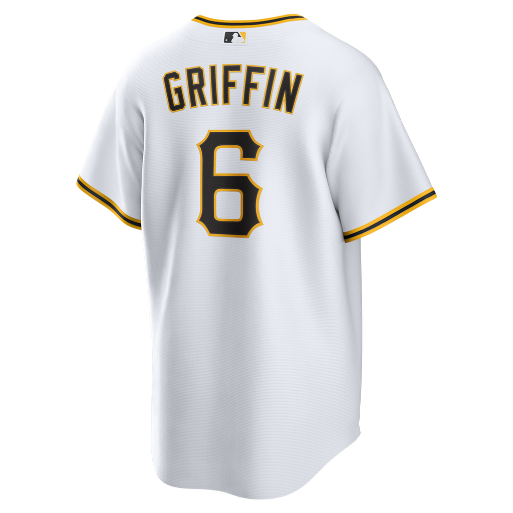 Pittsburgh Pirates Konnor Griffin Nike White Home Replica Jersey
