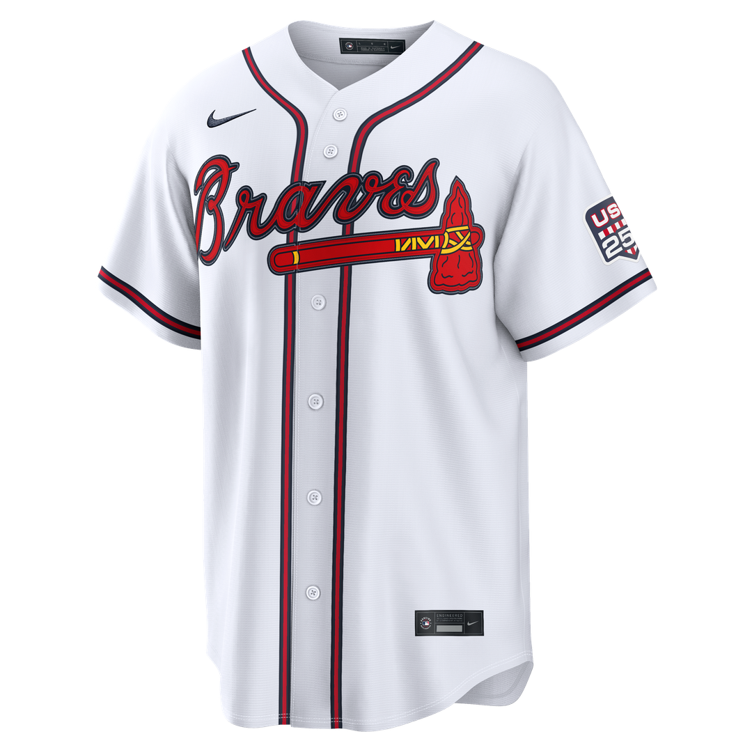Fourth of July Atlanta Braves Drake Baldwin Nike White USA 250 Stadium Jersey
