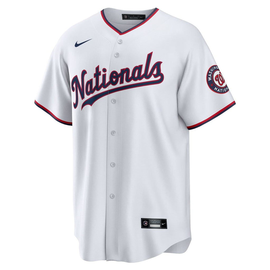 Washington Nationals Nike White Home Blank Replica Jersey