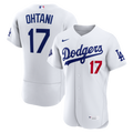 Los Angeles Dodgers Shohei Ohtani Nike White Home Authentic Sponsor Patch Jersey