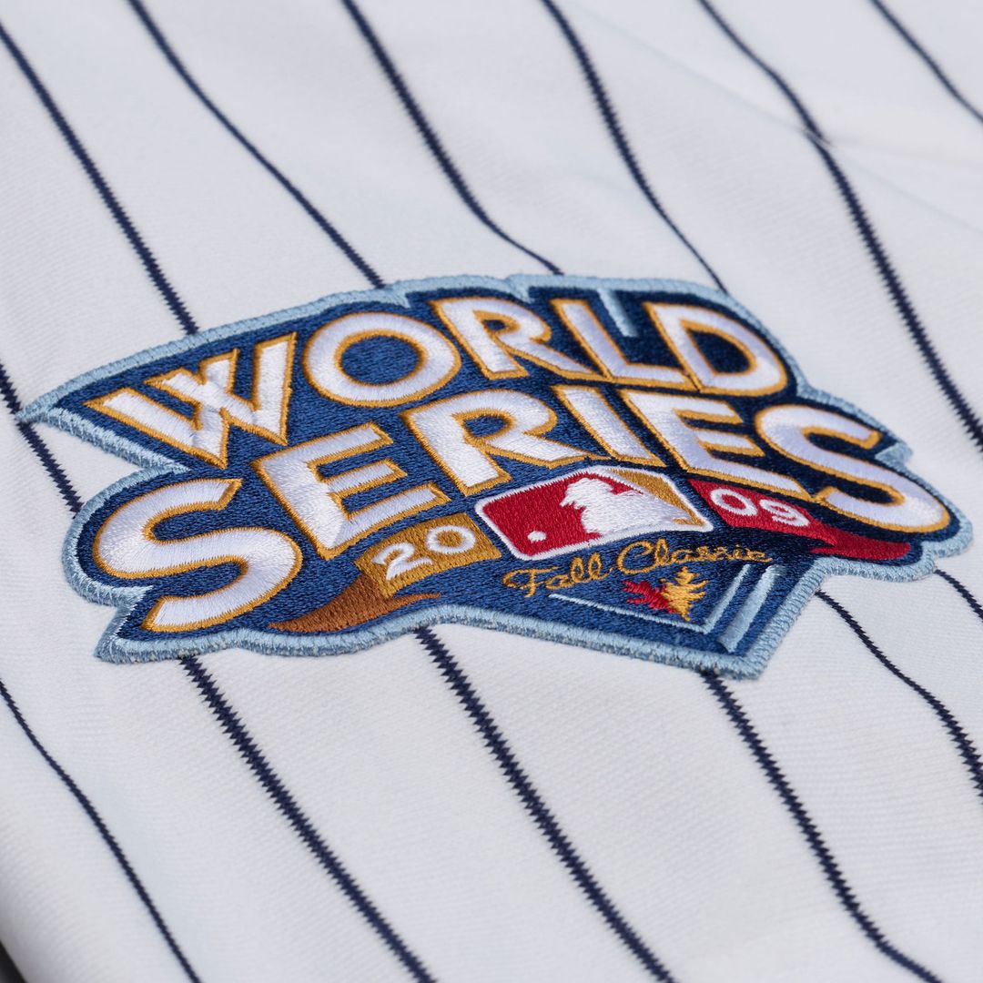 New York Yankees CC Sabathia Mitchell & Ness White 2009 Cooperstown Collection Authentic Jersey