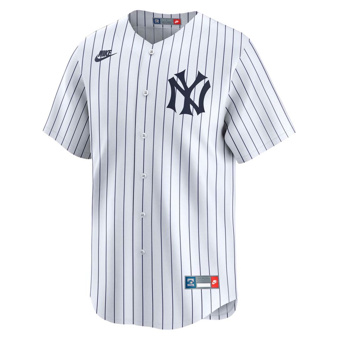 New York Yankees Reggie Jackson Nike White Throwback Cooperstown Collection Limited Jersey