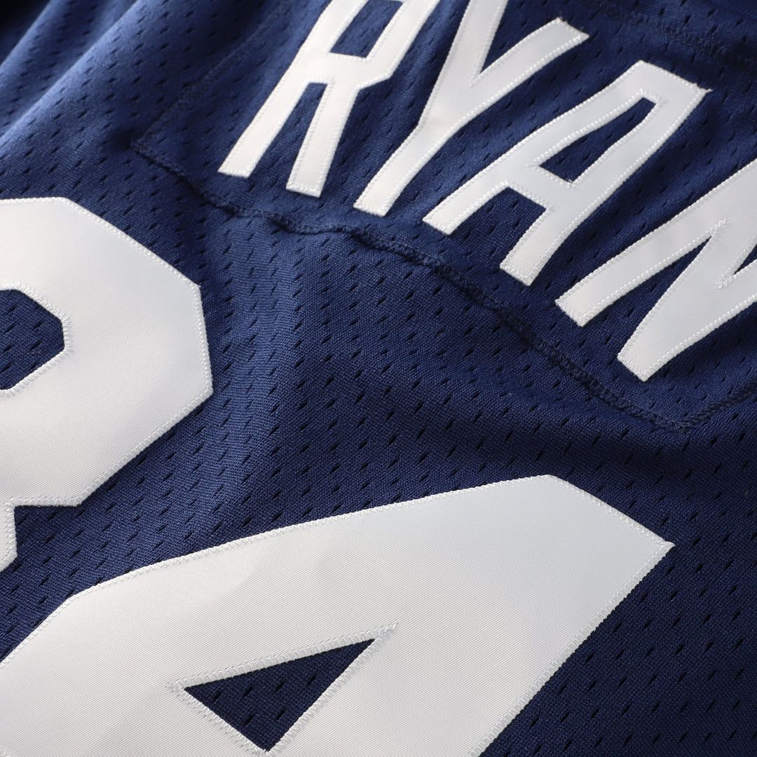 Houston Astros Nolan Ryan Mitchell & Ness Navy Cooperstown Collection Big & Tall Mesh Batting Practice Jersey