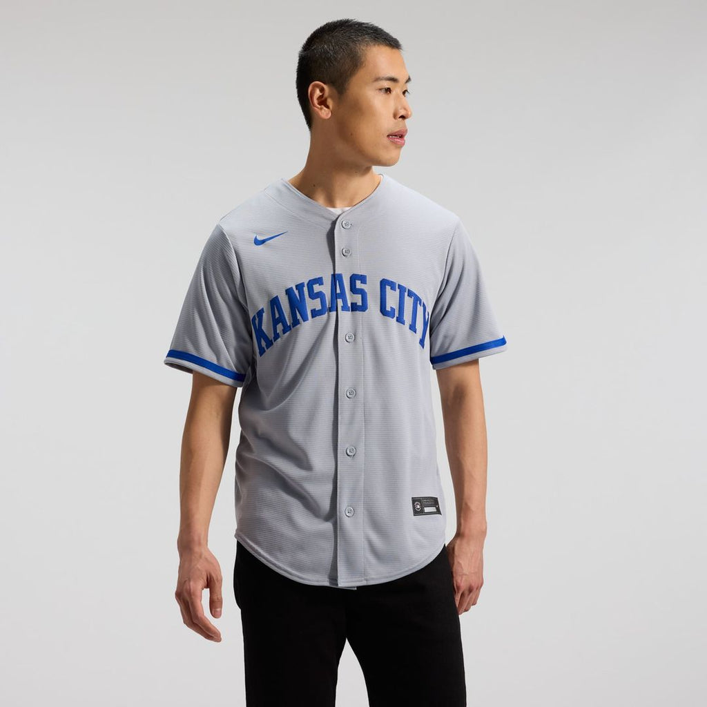 Kansas City Royals Bobby Witt Jr. Nike Gray Road Replica Jersey