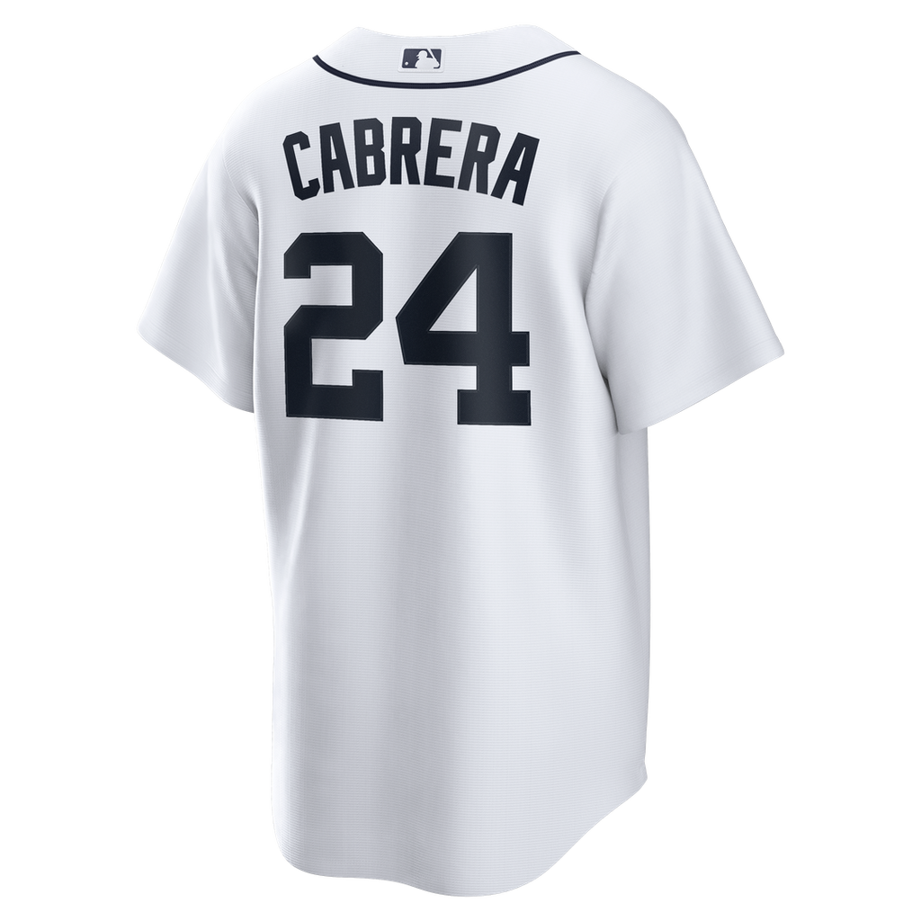 Detroit Tigers Miguel Cabrera Nike White Home Retired Player Replica Jersey