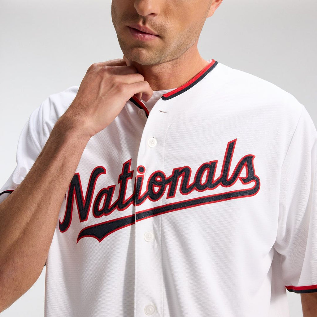 Washington Nationals CJ Abrams Nike White Home Replica Jersey