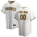 San Diego Padres Nike White Home Replica Custom Jersey