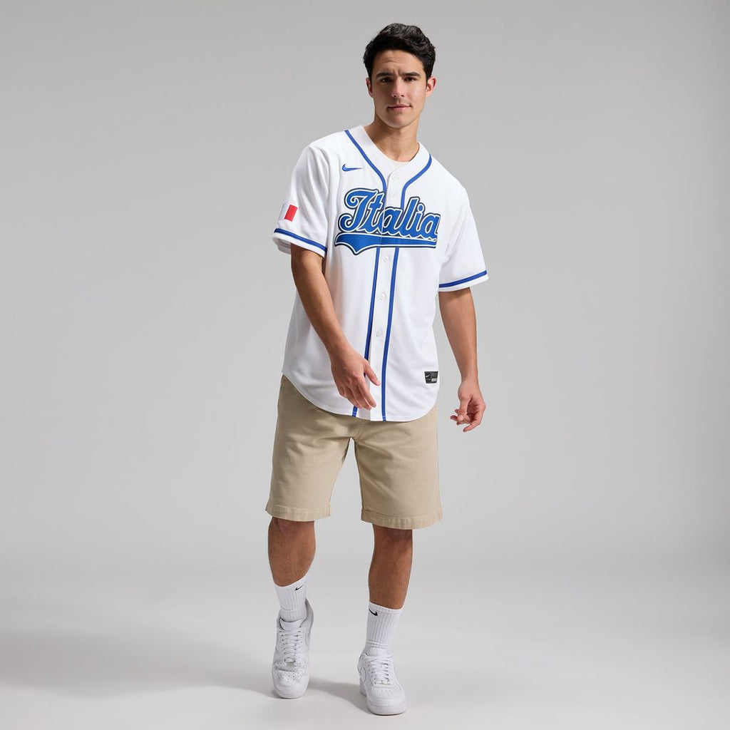 Italy Baseball Vinnie Pasquantino Nike White 2026 World Baseball Classic Home Stadium Jersey