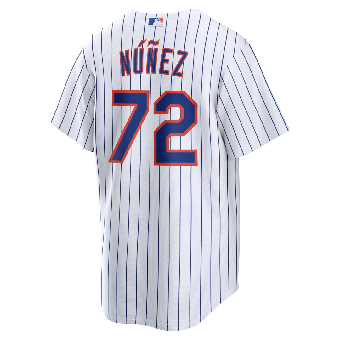 New York Mets Dedniel Núñez Nike White Home Replica Jersey