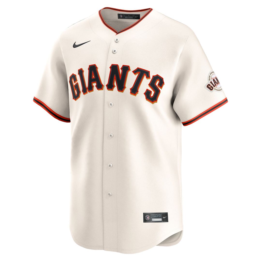 San Francisco Giants Rafael Devers Nike Cream Home Limited Player Jersey