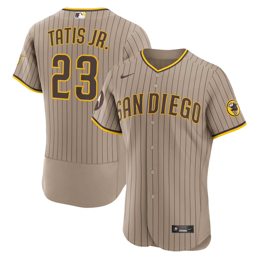 San Diego Padres Fernando Tatis Jr. Nike White Home Authentic Sponsor Patch Jersey