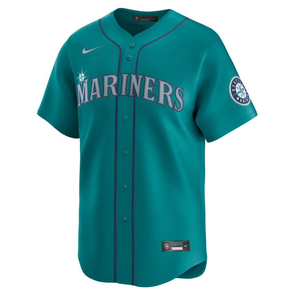 Seattle Mariners Cal Raleigh Nike Teal Alternate Limited Jersey