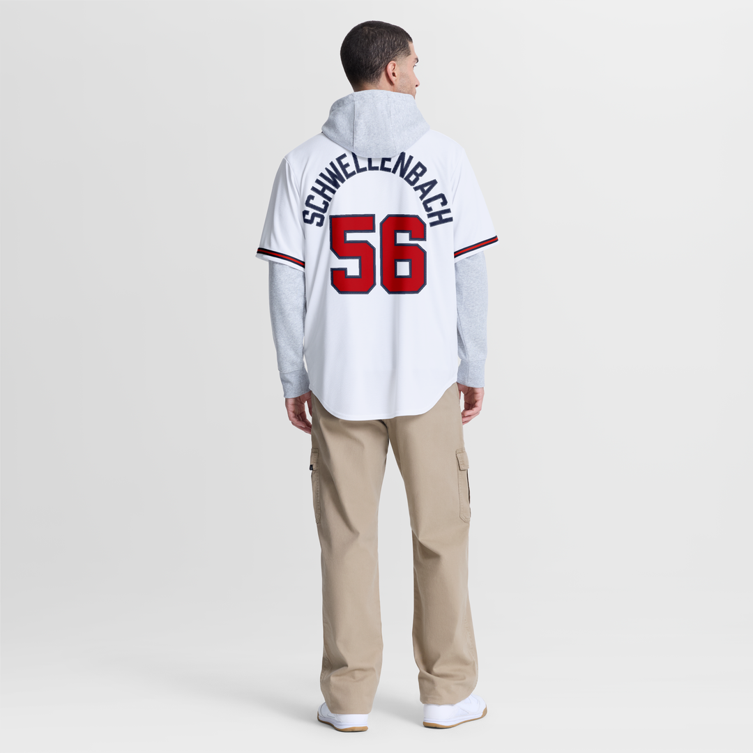 Atlanta Braves Spencer Schwellenbach Nike White Home Replica Jersey