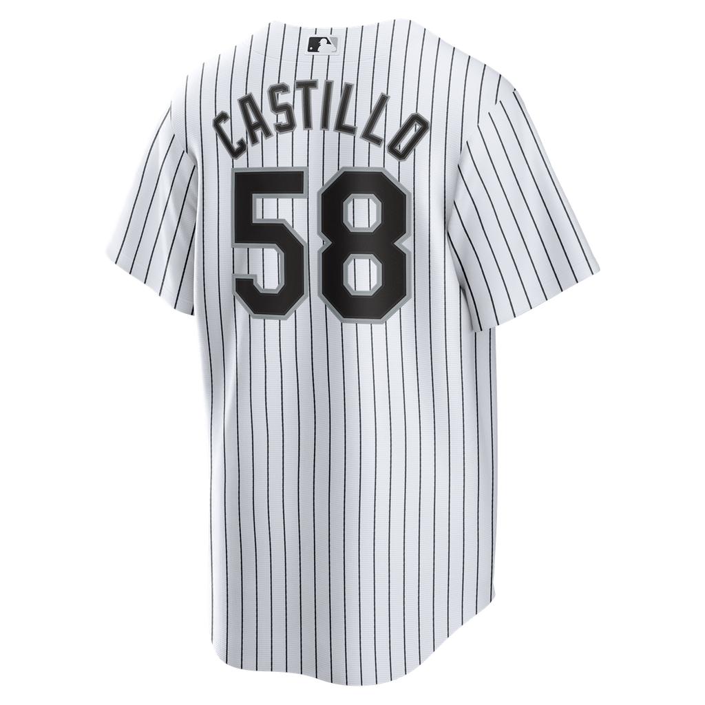 Chicago White Sox Luis Castillo Nike White Home Replica Jersey