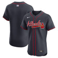 Atlanta Braves Nike Navy Alternate Elite Jersey