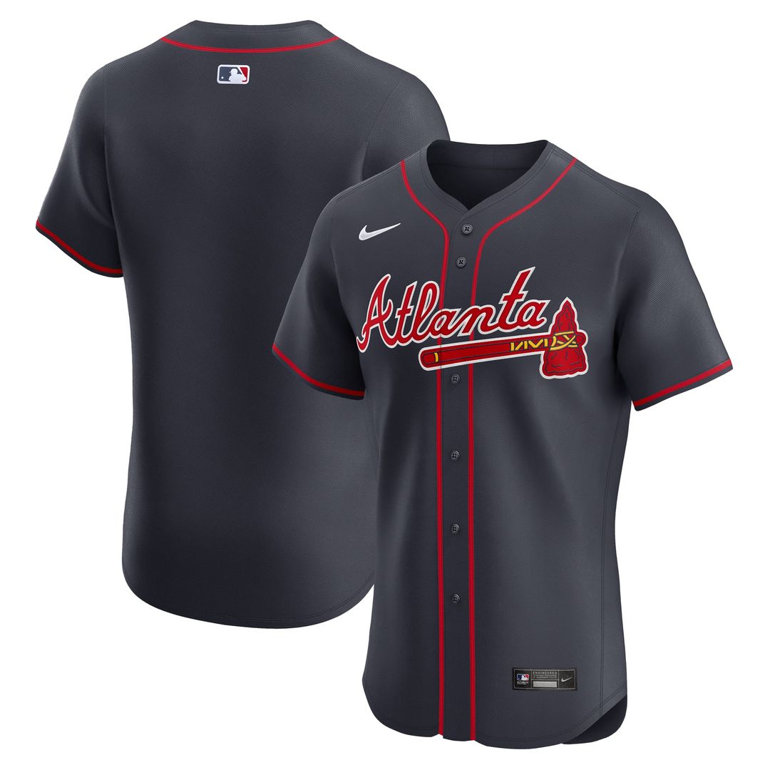 Atlanta Braves Nike White Home Elite Jersey