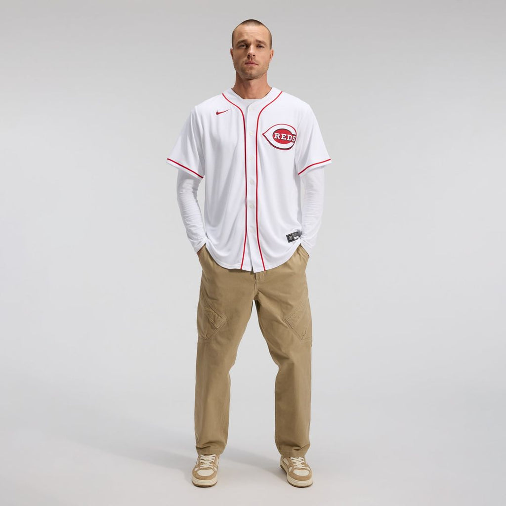 Cincinnati Reds Nike White Home Replica Team Jersey