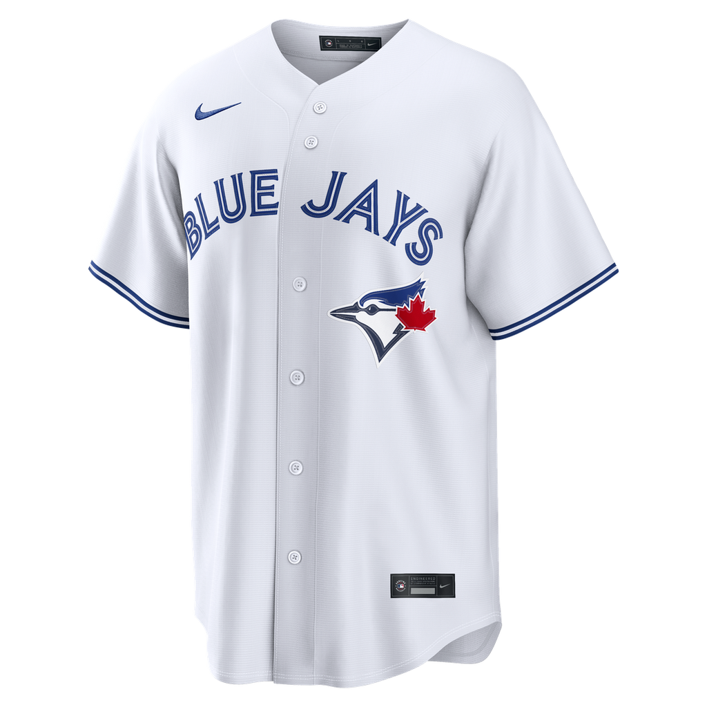 Toronto Blue Jays Shane Bieber Nike White Home Replica Jersey
