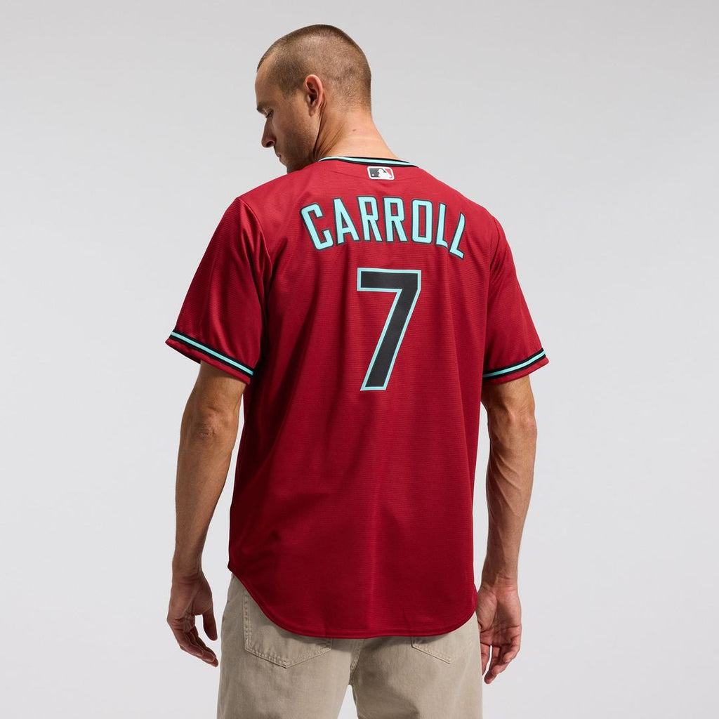 Arizona Diamondbacks Corbin Carroll Nike Crimson Alternate 2 Replica Jersey