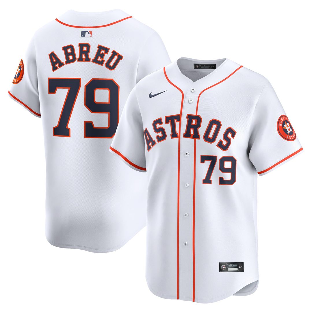 Houston Astros Jose Abreu Nike White Home Limited Player Jersey