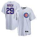 Chicago Cubs Michael Busch Nike White Home Replica Jersey