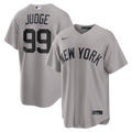 New York Yankees Aaron Judge Nike Gray Road Replica Jersey