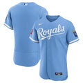 Kansas City Royals Nike Light Blue Alternate Sponsor Patch Authentic Jersey