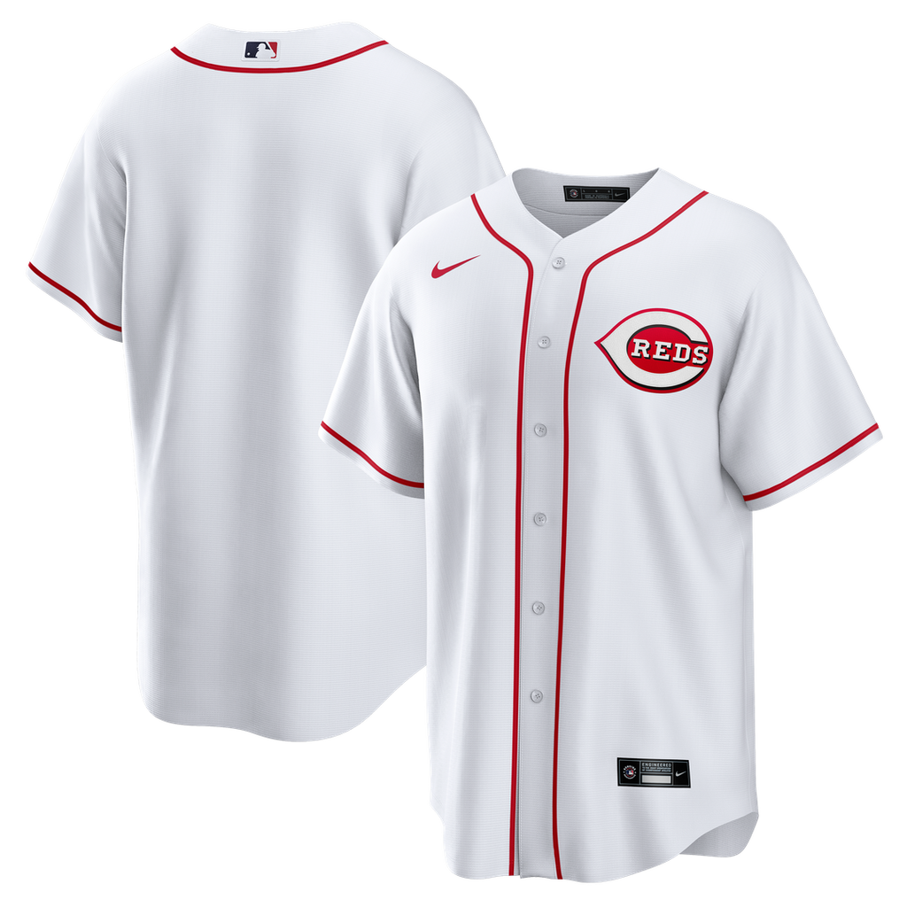 Cincinnati Reds Nike White Home Big & Tall Replica Jersey