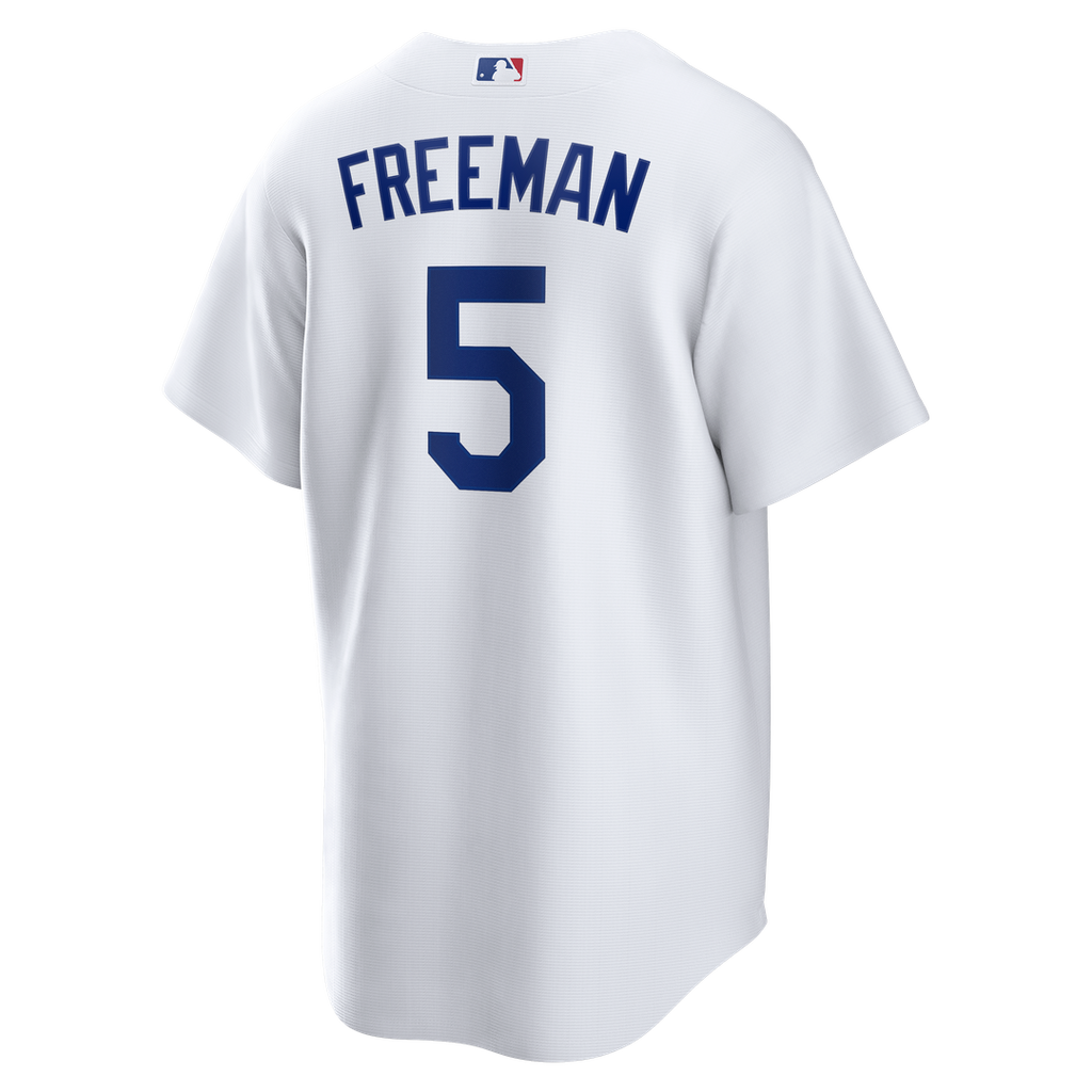 Los Angeles Dodgers Freddie Freeman Nike White Home Replica Jersey